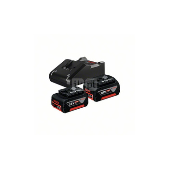 Akumulator + ładowarka GBA 18V 2 x 4.0Ah + GAL 18V-40