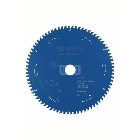 Ostrze do piły tarczowej bezprzewodowej Expert for Aluminium 250 x 2,4 / 1,8 x 30 T78