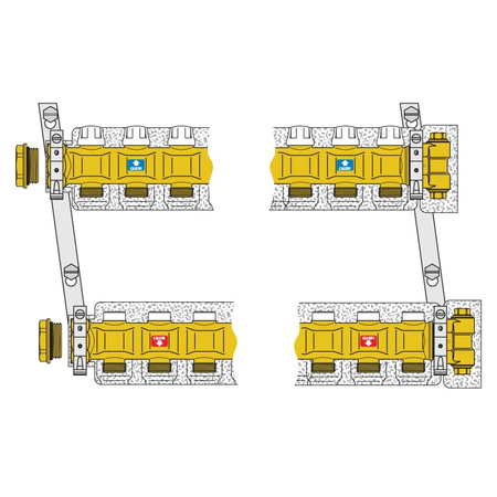 Zespół rozdzielaczy 1 1/4” x 5 3/4” GZ