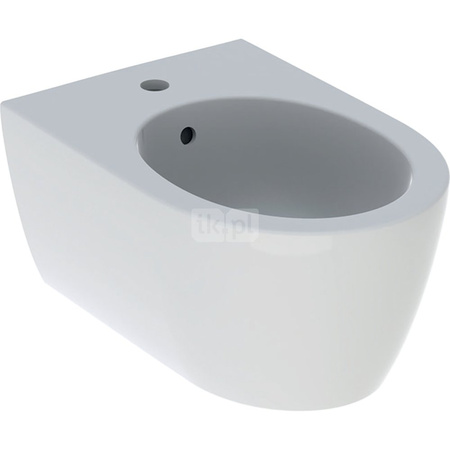 Bidet wiszący iCon, ukryte mocowania, 53 cm, z przelewem