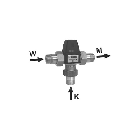 TERMOSTATYCZNY ZAWÓR MIESZAJĄCY DO C.W.U. 3/4