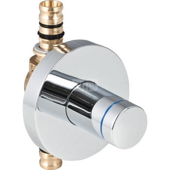 Zawór kulowy GEBERIT Mepla podtynkowy mosiądz 16mm x 16mm zz x zz podtynkowy, uchwyt: rozetka funkcyjna