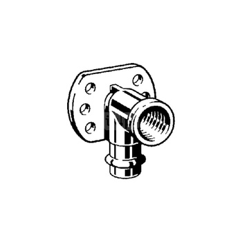 Uchwyt montażowy ścienny VIEGA 2625.5 brąz GW x zz 1/2'' x 18mm