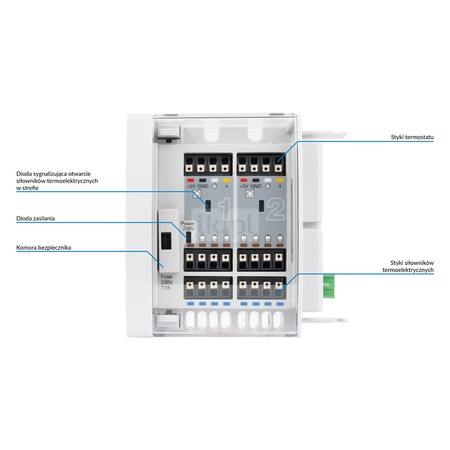 Moduł sterujący przewodowy AFRISO RM D2 CosiTherm do systemu sterowania instalacji domowej