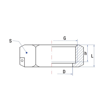 Nakrętka RUMET do łącznika wodomierza DN 40 G 2 mosiądz
