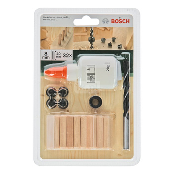 32-częściowy zestaw kołków D = 8 mm, L = 40 mm