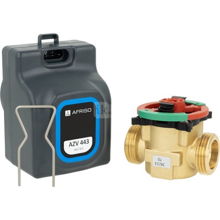 2-drogowy zawór strefowy AZV 443, DN20, G1", Kvs 10, 230 V AC, NC