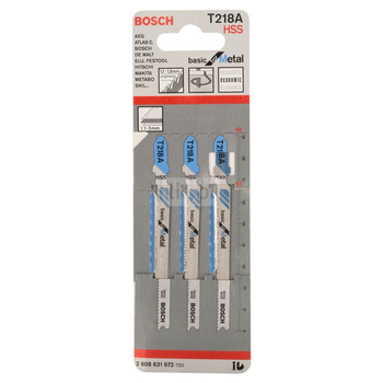 Brzeszczot do wyrzynarek T 218 A 3 szt.