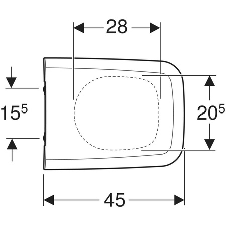 Deska sedesowa Geberit iCon Square