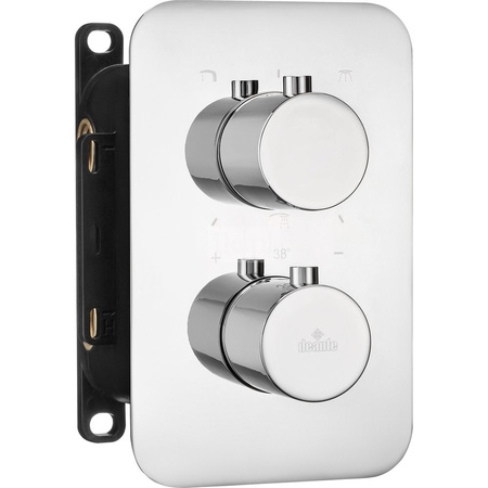 Deante Box Komplet z boxem podtynkowym termostatycznym okrągły