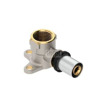 Kolano do montażu na ścianie PURMO CLEVERFIT krótkie (35 mm) 16 x 1/2" GW