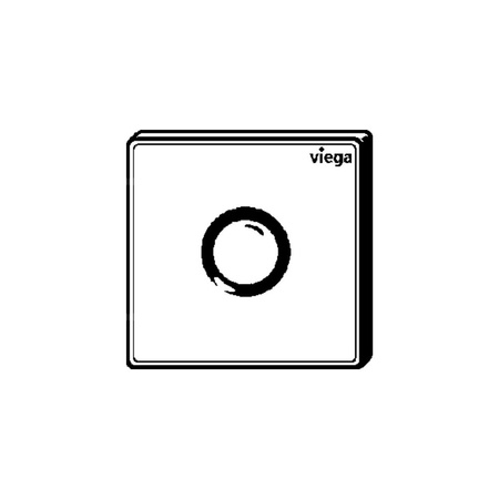 Przycisk do pisuarów na wystawę Prevista Visign for Public 12 nr wzoru 8635.29 płytka maskująca: stal nierdzewna szczotkowana