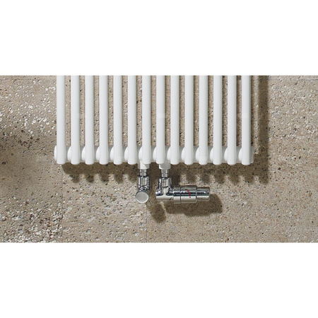 Grzejnik żeberkowy ZEHNDER Kleo 1500 x 561 mm, kolor biały (RAL 9016), moc 1547 W