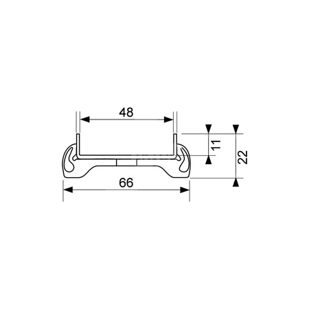 TECEdrainline - Ruszt prosty plate 1200 mm
