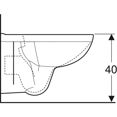 REKORD Miska ustępowa wisząca lejowa