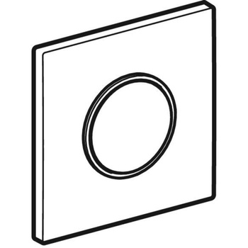 Przycisk HyTouch Sigma10, chrom błyszczący/chrom matowy/chrom błyszczący