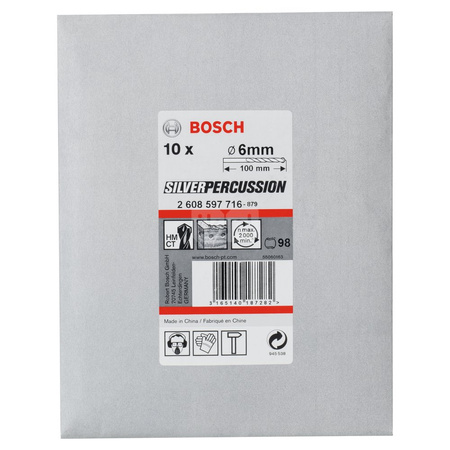 WIERTŁO CYL-3 #6X100 10PC