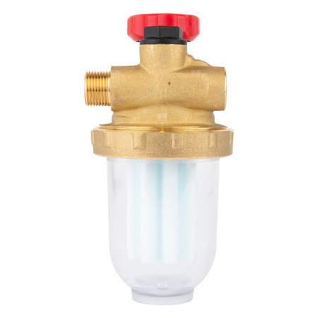 Filtr olejowy AFRISO Z500Sidwururowy fi 3/8''/3/8'' GW x GZ, z wkładem plastikowym, maks. przepływ 200 l/h