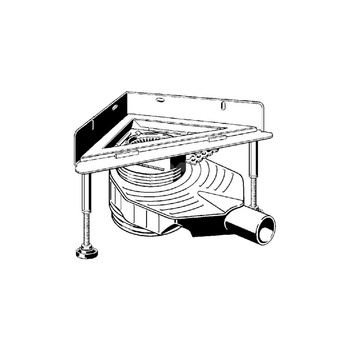 Odpływ narożny, stal nierdzewna / błyszczący do odpływów prysznicowych VIEGA 4972.81