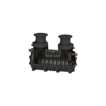 Separator tłuszczu EasyClean ground Standard (T:705-1200mm), NS 10, do zabudowy w ziemi, właz kl. B