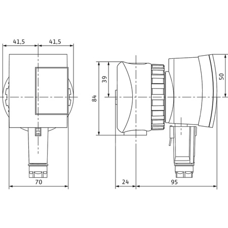 Pompa obiegowa WILO Star-Z NOVA, 3000 obr/min 1x230 V 50 Hz, PN 10/10bar
