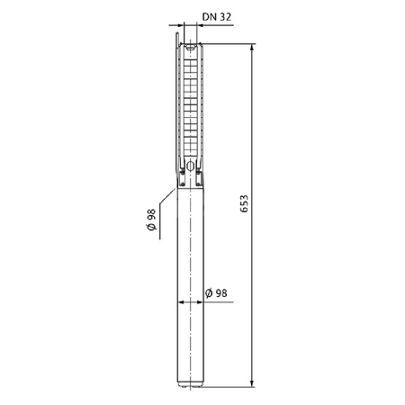Pompa głębinowa WILO Sub TWI4.03-09-D częstotliwość 50 Hz, moc 0.75 kW 5.7 A, prędkość obrotowa 2845 obr/min, materiał wirnika: stal nierdzewna