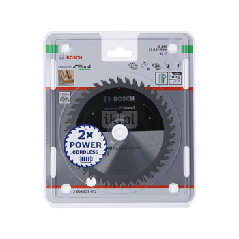 Ostrze do piły tarczowej bezprzewodowej Standard for Wood 150 x 1,6 / 1 x 20 T24