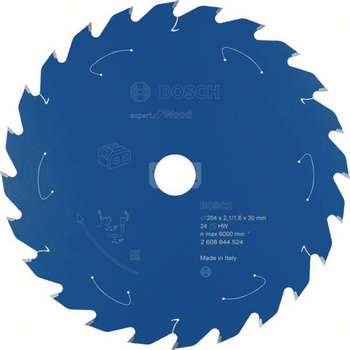 Ostrze do piły tarczowej bezprzewodowej Expert for Wood 254 x 2,1 / 1,6 x 30 T24