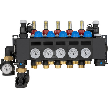 ProCalida CC 1 na 5 obiegów grzewczych, rotametry 0,75÷3,75 l/min