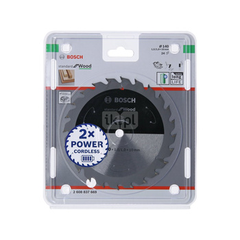 Ostrze do piły tarczowej bezprzewodowej Standard for Wood 140 x 1,5 / 1 x 20 T24