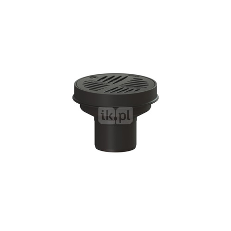 Wpust podwórzowy Ecoguss DN100, odpływ pionowy, z okrągłą ramą nośną