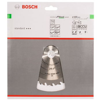 Tarcza pilarska Speedline Wood CIRCULAR SAW BLADE #165X1.7X20X24T