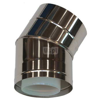 Kolano koncentryczne 30º fi 110/160 mm, PP/stal szlachetna*