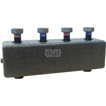 Rozdzielacz do instalacji c.o. AFRISO KSV 125-2 HW GZ 1 1/2'', 2-obieg. Nakrętka 1 1/2'', max. 70 kW