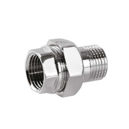 Śrubunek kątowy o-ring PERFEXIM 1048CH, mosiądz (chrom), 3/4'' (gw x gz), PN16 bar