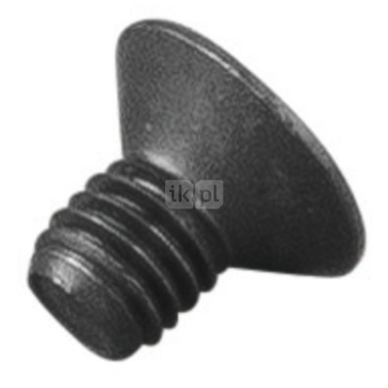 śruba z łbem stożkowym-płaskim