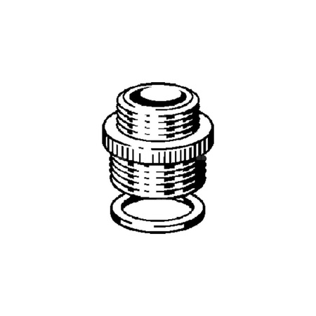 Nypel przejściowy VIEGA 3253 Jednoczęściowy, brąz chromowany, 1/2'' x 24 mm (gz x gw) z uszczelką