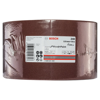 J450 Expert for Wood and Paint, 115 mm x 50 m, G240 115mm X 50m, G240