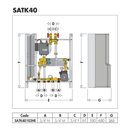 Stacja mieszkaniowa przeznaczona do przygotowania c.w.u. oraz ogrzewania, elektroniczna, nisko, średnio, wysokoparametrowa, bez
