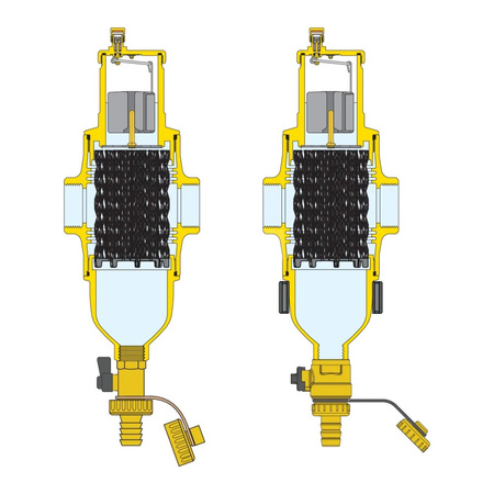 Separator powietrza-zanieczyszczeń 3/4" D22