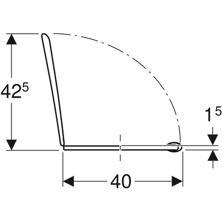 Deska sedesowa dla dzieci Geberit Bambini, z funkcją podpory, wzór żółwia, żółta