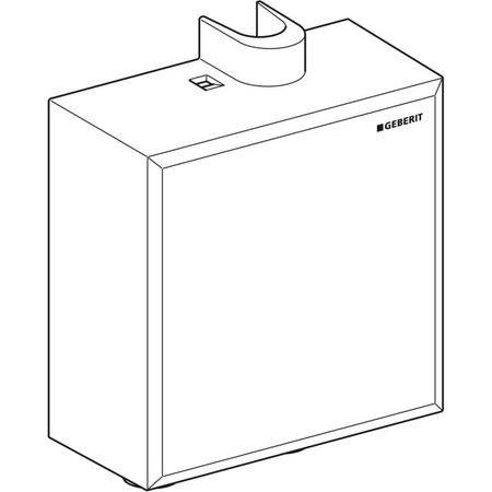 Pokrywa skrzynki funkcyjnej natynkowej do baterii stojących Geberit Brenta/Piave