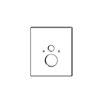 Płytka maskująca do WC Prevista szkło, nr wzoru 8570.39 L: 560 B: 490 s: 6 wykonanie: biały drogowy