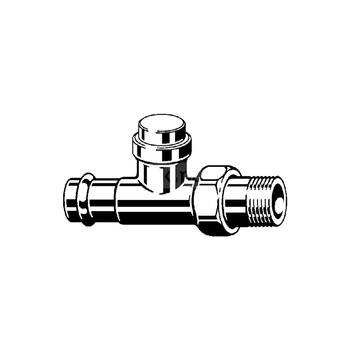 Zawór powrotny C.O. VIEGA 2272.2 prosty gz x zw 1/2'' x 15mm