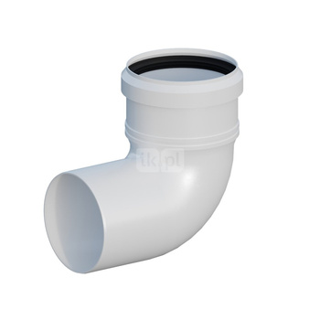 Kolano PP 87 st. DN110mm z uszczelką [EPDM]