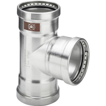 Trójnik VIEGA 1718XL stal szlachetna 108 mm x 88.9 mm x 108 mm (mw x mw x mw)