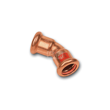 Łuk 45' SANHA Press Solar, Cu, 22 mm (zw x zw)