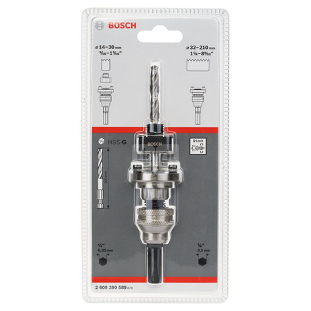 ADAPTER 6KT HSS-G 1/2" 5/8", 14-210MM