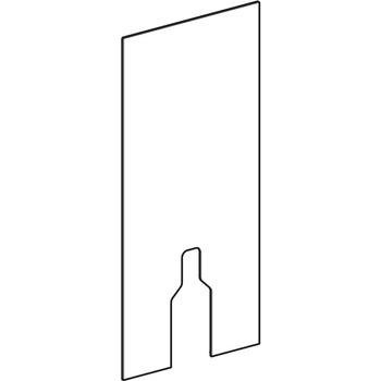 Pokrycie przednie Monolith WC 114, S, czarny