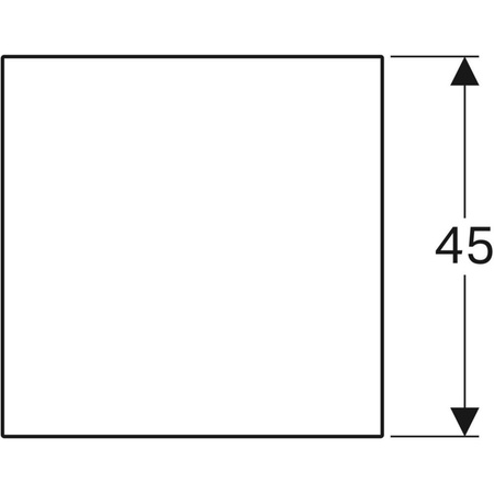Blat szklany Xeno2 45 cm do szafki 807045